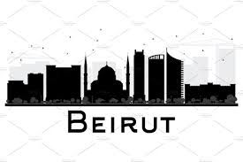 Black And White City Skyline Drawing Beirut City Skyline City Skyline City Skyline Silhouette City
