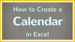 Short Tutorial On How To Create A Calendar In Excel For A Month We Ll Make A Month Calendar In Excel T Excel Tutorials Microsoft Excel Tutorial Excel Calendar