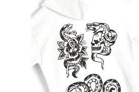 Are you looking for snake tattoo ideas? Chinatown Market Snake Tattoo Hoodie Sapato Sneakerstore