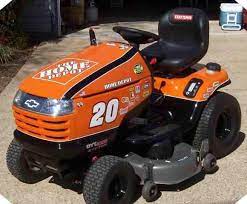 Tony Stewart Fan Lawnmower Lawn Mower Lawn Mower Racing Riding Lawnmower