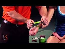Wrist Carpal Tunnel Syndrome Kinesio Taping Just Perfect To Get Over This After Trying Those Terrible Strips Sugg Kinesiology Taping Kinesio Taping Kt Tape
