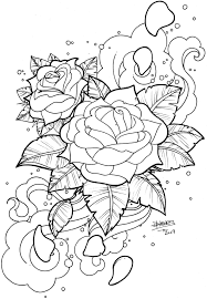 Snake Skull Rose Tattoo Snake N Skull B Amp W Detailed Coloring Pages Rose Coloring Pages Mandala Coloring Pages
