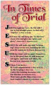 In Times Of Trial Prayer Scriptures Bible Prayers Faith Prayer
