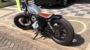 Order some stikers that be place on the body of motor. Best Bobber Yamaha Scorpio 2011 Youtube