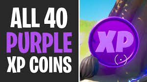 Fortnite xp coins map locations (image: All 40 Purple Xp Coins Locations Week 1 10 Fortnite Youtube