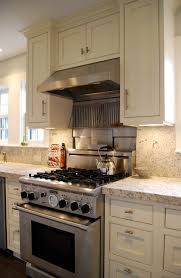 Simple and fast installation on almost every surface. Professional 30 Stove Stainless Steel And Granite Backsplash Traditional Kitchen Boston By Studio M Design Houzz