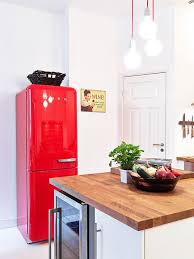 Red Smeg Via Stadshem Idee Decoration Cuisine Cuisine Rouge Decoration Cuisine Rouge
