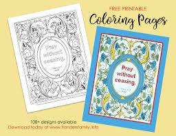 Add this coloring page to your cart and checkout. Pray Without Ceasing Coloring Page Flanders Family Homelife