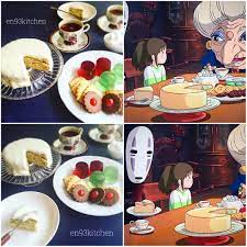 en93kitchenのジブリ飯 お手本と並べて 千と千尋の神隠し 銭婆 の 家での おもてなし お茶会 ジブリ ジブリ大好き ジブリ飯 アニメ飯 再現 おうちおやつ おうちジブリ 暮らし クッキングラム デリスタグラマ ジブリ飯 ジブリ 食べ物