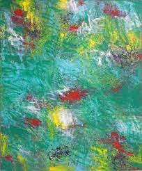 Mirtha Moreno Large Oil Painting On Canvas Titled Emerald City Abstract Painting Painting Abstract Art Painting