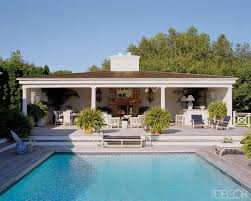 This Is How Celebrities Do Swimming Pools Pool Houses Backyard Remodel Pool House Designs