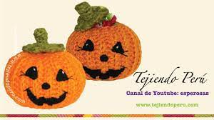 Calabazas De Halloween Tejidas A Crochet Para Regalar Rellenas De Dulces O Para Adornar En Es Holiday Crochet Halloween Crochet Halloween Crochet Patterns