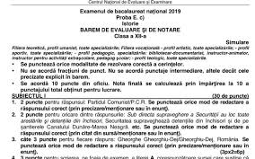 Culegere de documente și teste. Barem Simulare Istorie Clasa A Xii A È™i A Xi A DescarcÄƒ Baremul È™i Subiectele Integrale De La Simularea La Istorie