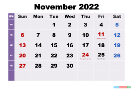 November 2022 Calendar With Holidays Wallpaper Free Printable 2021 Monthly Calendar With Holidays