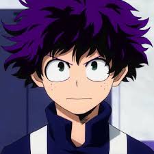 Purple Hair Izuku Midoriya Bnha Mha Hero Aesthetic Anime My Hero Academia Manga