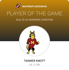 Tanner Knott's Mammoth High School Career Home