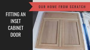 While i think the look is beautiful and streamlined, the gapping does annoy me see more of her gorgeous kitchen here. How To Build A Cabinet Lesson 43 Fitting An Inset Door To A Face Frame Youtube