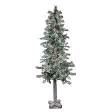 Check spelling or type a new query. Northlight 5ft Pre Lit Flocked Woodland Alpine Artificial Christmas Tree Clear Lights