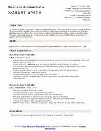 Resume objective examples for a manager resume. Business Administrator Resume Samples Qwikresume