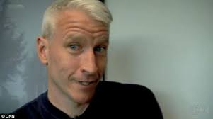 Check out this clip from ac361. Anderson Cooper When Cnn S Silver Fox Was Tall Dark And Handsome Daily Mail Online