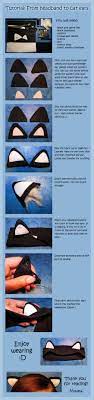 Tutorial From Headband To Cat Ears By Princessnami On Deviantart Cat Ears Cats Geeky Craft