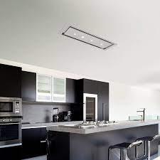 Yes, the hood needs to be finished all the way round, but the mark up seems unfair as the motor and internal parts will be the false ceiling has the same footprint as the kitchen island but with feature lighting as well. 120cm Ceiling Cooker Hood Stainless Steel Free 7 Years Warranty