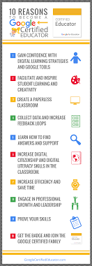 How to get dot certified. 10 Reasons To Become A Google Certified Educator Infographic And Video Shake Up Learning