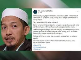 Nik abdul aziz bin nik mat (jawi : Nik Abduh Pertahan Tindakan Mohd Khairuddin
