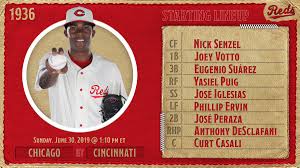 This uniform was an attempt to offer players a lighter weight alternative to the heavily flannel jerseys that were the norm at the time. Cincinnati Reds Ar Twitter Going With The 1936 Palm Beach Alternates Today Borntobaseball