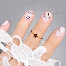 Major Nail Inspo Via Britandco Thehangedit Constellation Nail Art Nail Art Constellation Nail