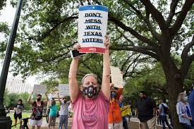 Things are indeed bigger in texas; Texas Voting Bill Nears Passage As Republicans Advance It The New York Times