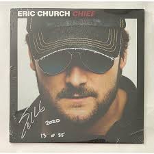 Eric Church Signed adsorbing Chief