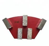 Metal Bond Cassani Diamond Grinding Block Cassani Stone Grinding Pads with  Five Segments for Concrete Floor and Stone