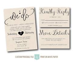 Wedding Invite With Rsvp Card Details Card Printable Wedding Invitation Custo Custom Wedding Invitations Wedding Invitations Rsvp Beach Wedding Invitations