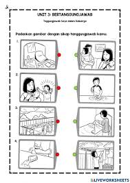 Berikut ini adalah pengertian nilai moral dan contohnya agar anda dapat lebih memaknai nilai nilai moral adalah sebuah gambaran nyata dan objektif, yang erat kaitannya dengan sisi realita seseorang. P Moral Thn 2 Bertanggungjawab Contoh Tanggungjawab Terhadap Keluarga Worksheet