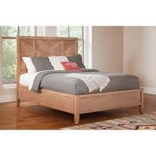 Pensacola Rustic White Washed Natural Wood Bed Queen Brown In 2019 Bed California King Bedding Panel Bed