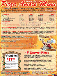 Our Menu Pizza Amore New York Style Pizza Escondido Ca New York Style Pizza New York Style Escondido