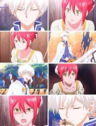 Grafika Anime Akagami No Shirayukihime And Zen X Shirayuki Snow White With The Red Hair Akagami No Shirayukihime Anime Shows