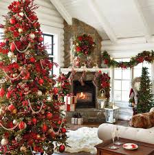 Christmas tree decoration idea red and gold. 16 Inspiring Christmas Tree Decorating Ideas Sanctuary Home Decor