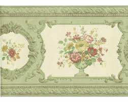 In the past, walls were decorated in some fashion, usually by painting directly upon the plaster. Satin Victorian Floral Wallpaper Border Fdb02010 979b02010 Br Clearance Quantities Limited