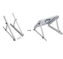 Promotion 15degree Aluminum Triangle Solar Panel Mounting Structure  Adjustable Foldable Bracket for Flat Roof Solar Mounting Solution