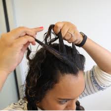 Lots of pictures of ways to use braids and ponytails in hairdos for girls. How To Braid Curly Hair Devacurl Blog