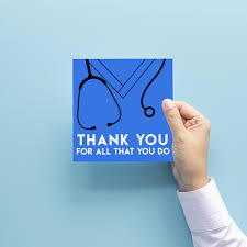 Doctor Thank You For All That You Do Card Nurse Appreciation Card Medical Healthcare Card In 2020 Cute Thank You Cards Thank You Cards From Kids Appreciation Cards