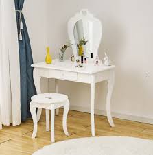 Check spelling or type a new query. Amelia Vanity Set With Stool Mirror Girls Dressing Room Decor White 94 95 Picclick Uk