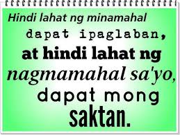 This law attracts thoughts, ideas, people, situations, circumstances, and the things you think about. Best Tagalog Sad Love Quotes Ipaglaban At Saktan