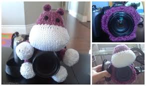 The final dress had a v neckline trimmed with oversize ruffles, long sleeves, and a tiered skirt. Knit Hippo Amigurumi Camera Lens Cozy Free Knitting Pattern