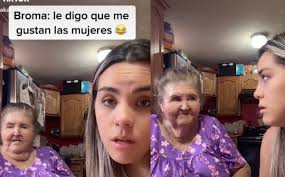 Abuelita reacciona a broma de su nieta con divertido regaño- Grupo Milenio