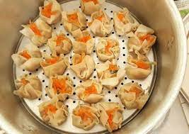 Resep Dimsum Ayam Udang Mini Oleh Mahfirani Recipe Ide Makanan Makanan Udang