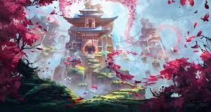 sanctum by oma olga morozova imaginarylandscapes environment concept art art anime scenery wallpaper