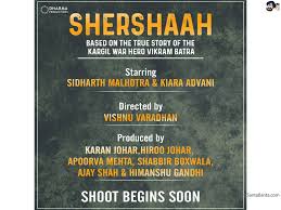 A promotional poster of the film. Shershaah Movie Wallpaper 1
